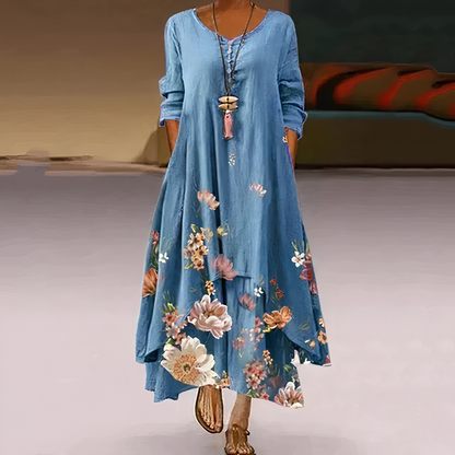 Kalin - Elegantes Kleid mit unregelmäßigem Saum für Damen