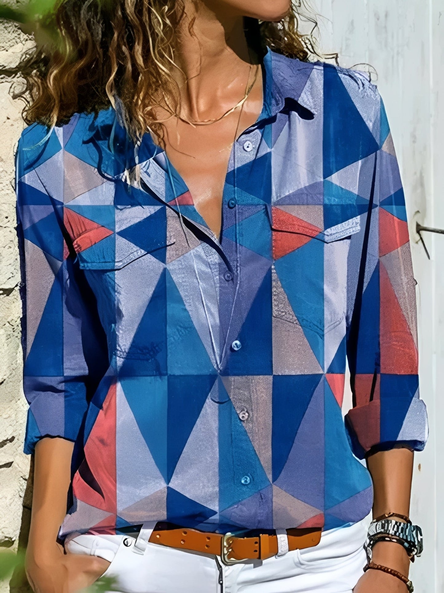 Kathleen - Elegante Bluse mit verspieltem Schnitt für Damen