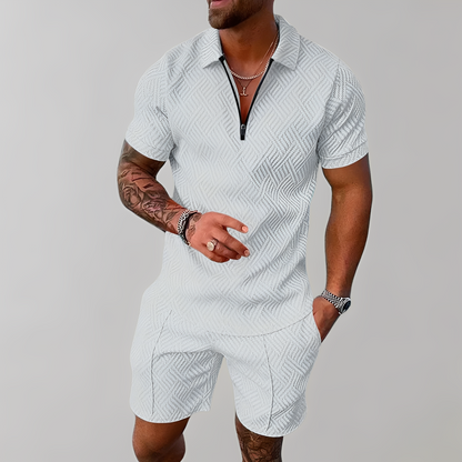Edwin - Elegantes Set aus Polo und Shorts für Herren
