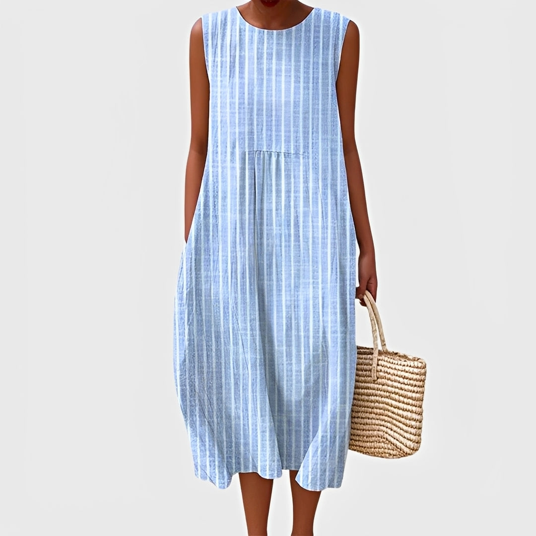 Karen - Elegantes ärmelloses Kleid für Damen