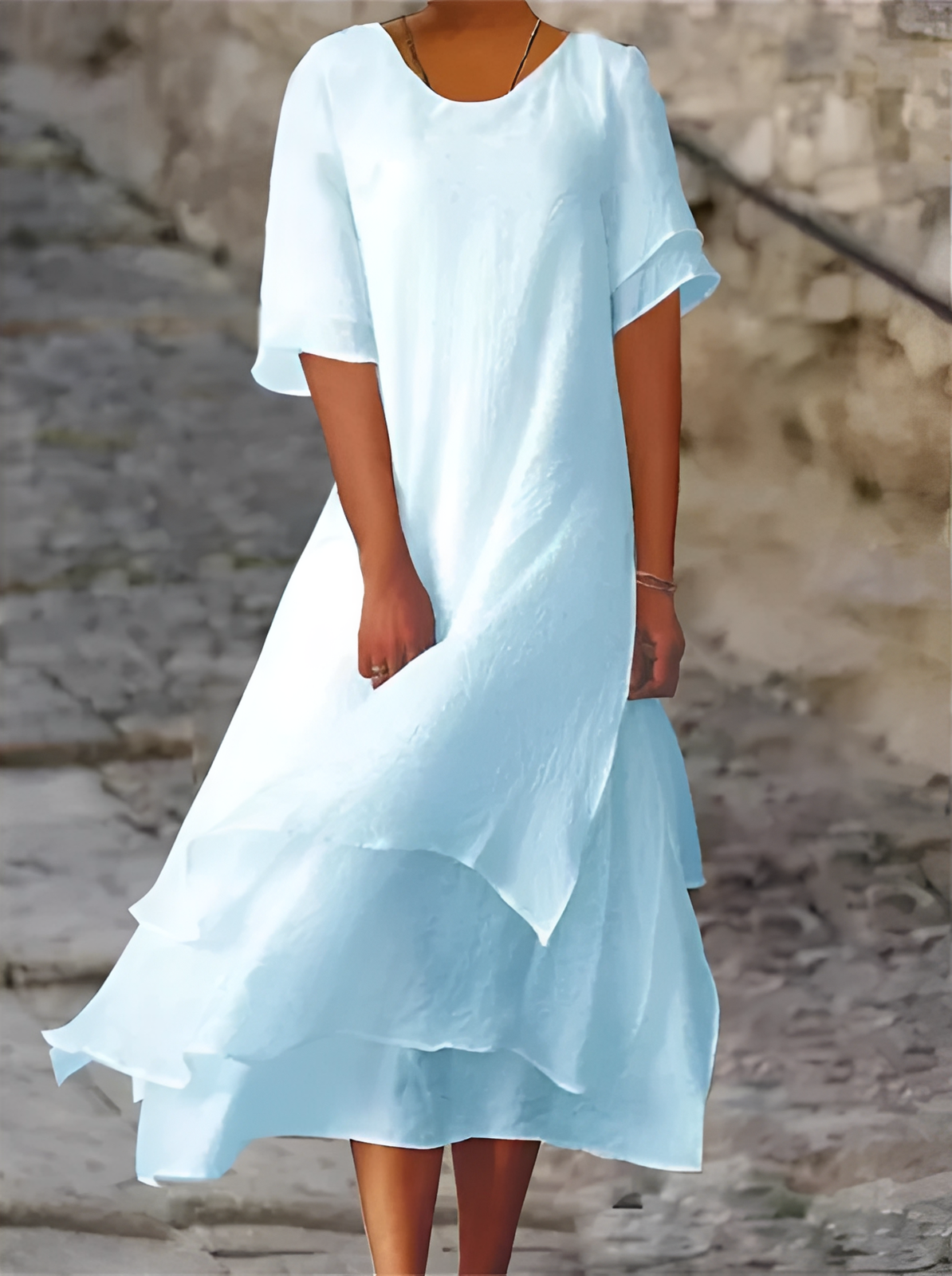 Tianna - Bequemes und fließendes Maxikleid für Damen