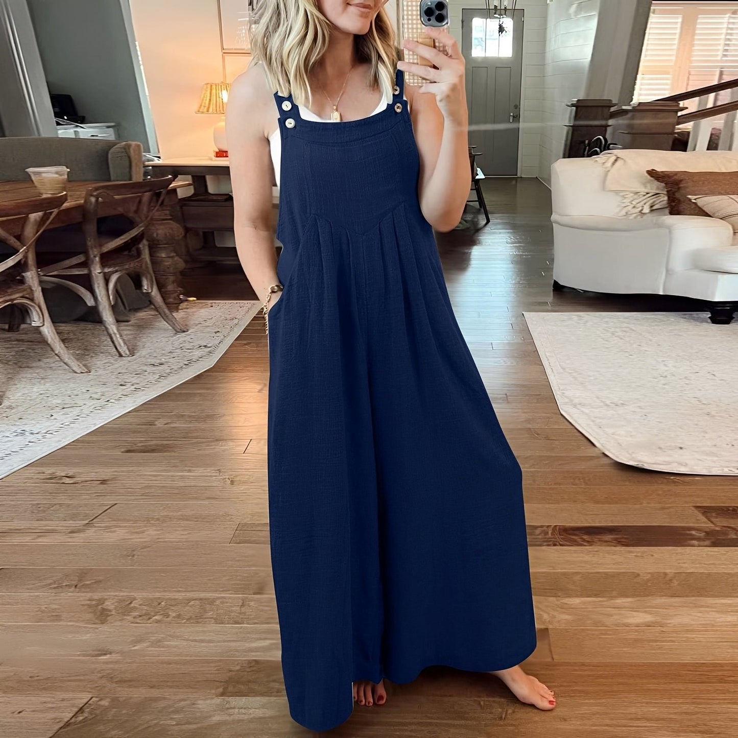 Chloe - Schicker Overall mit weiten Beinen für Damen