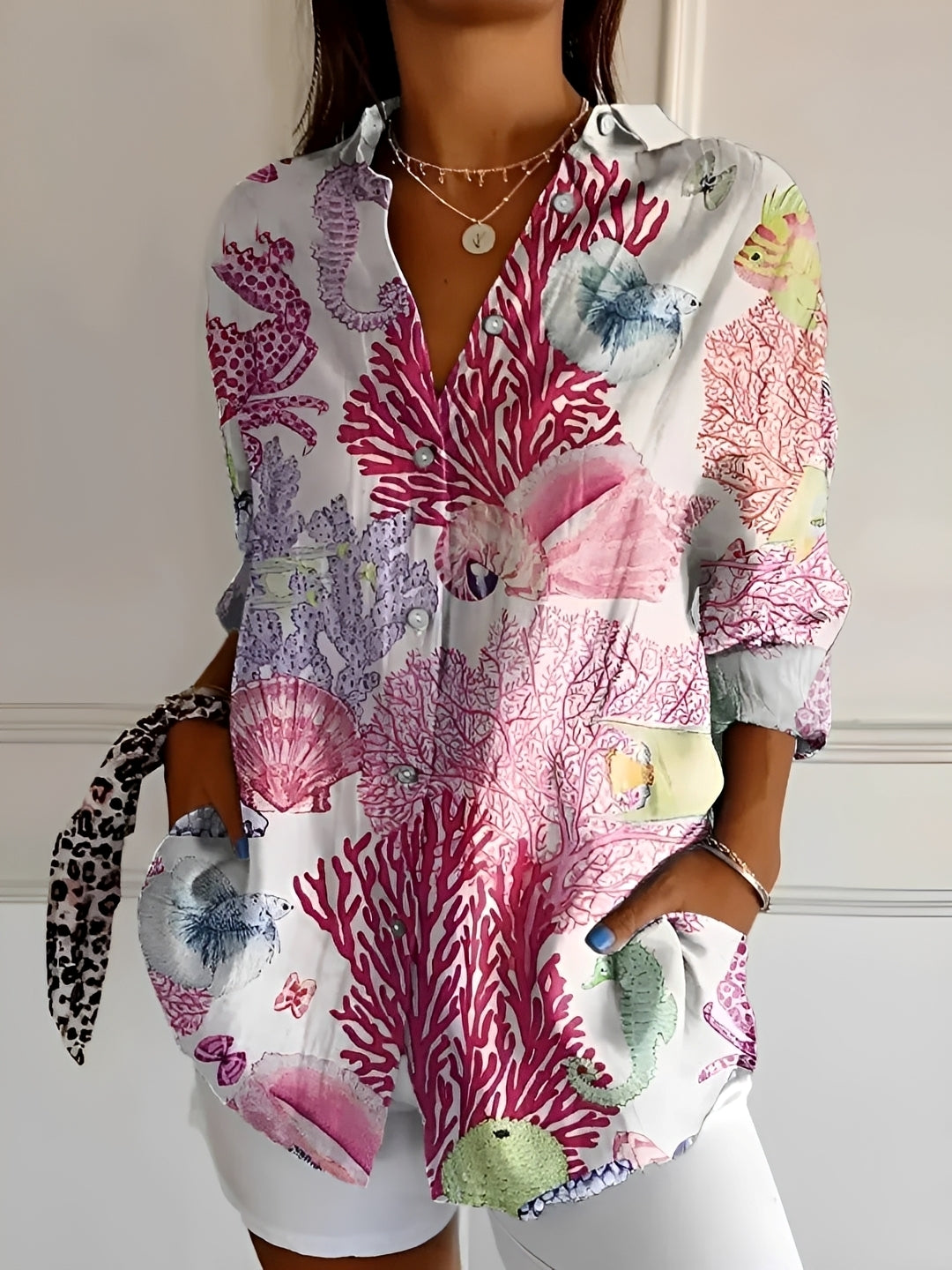 Chantelle - Elegante Bluse mit Knöpfen für Damen
