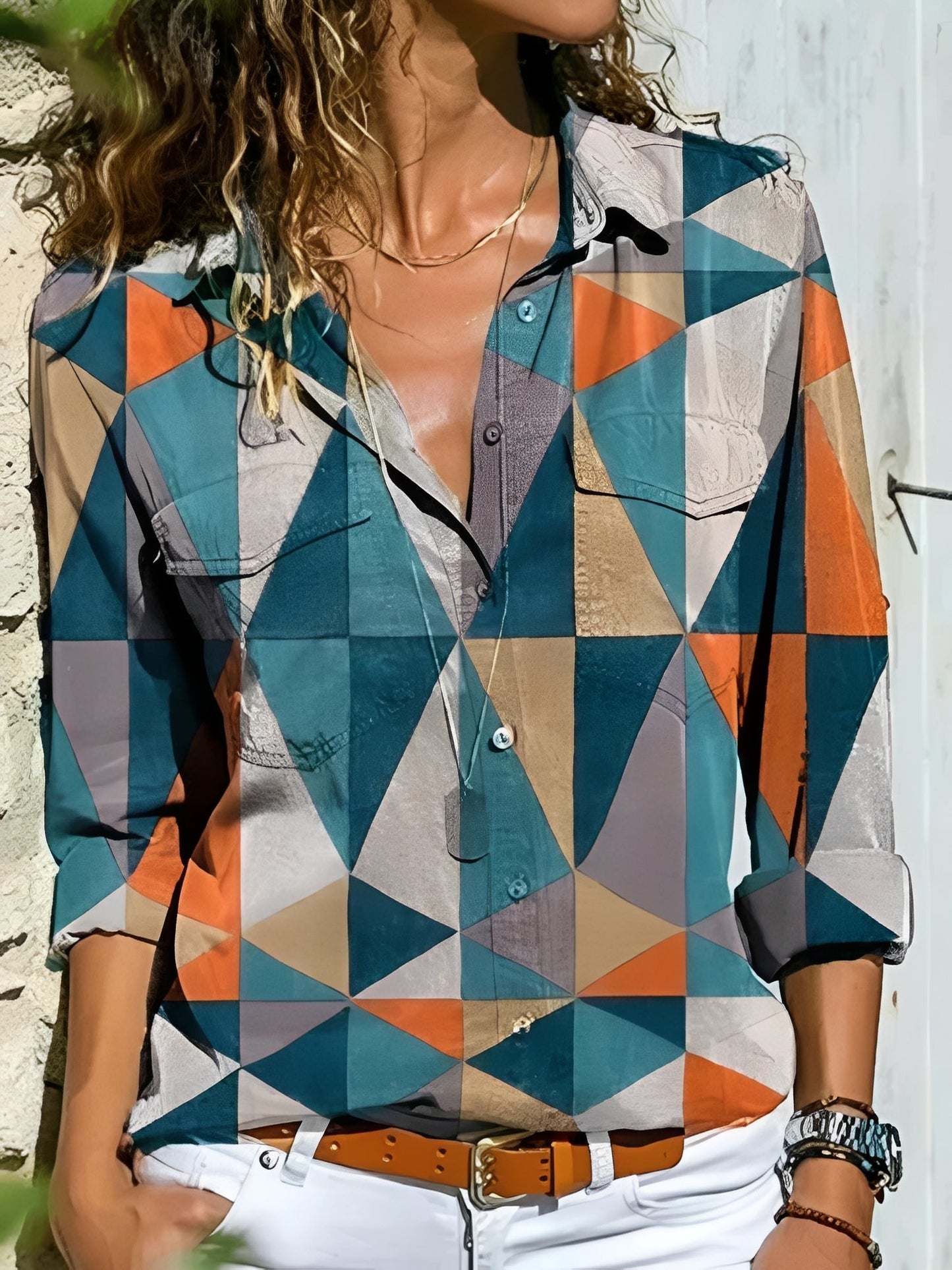 Kathleen - Elegante Bluse mit verspieltem Schnitt für Damen