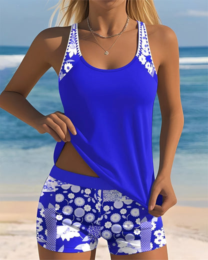 Annie - Elegantes Tankini-Set mit Druck für Damen