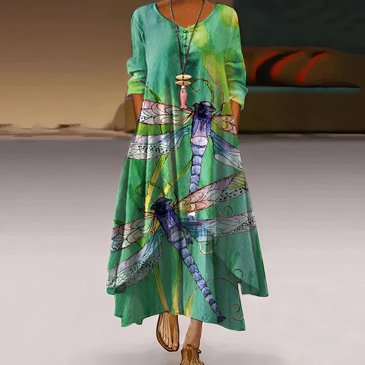 Kalin - Elegantes Kleid mit unregelmäßigem Saum für Damen