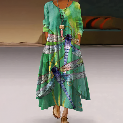 Kalin - Elegantes Kleid mit unregelmäßigem Saum für Damen