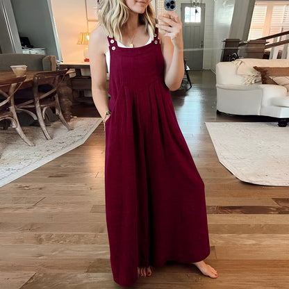 Chloe - Schicker Overall mit weiten Beinen für Damen