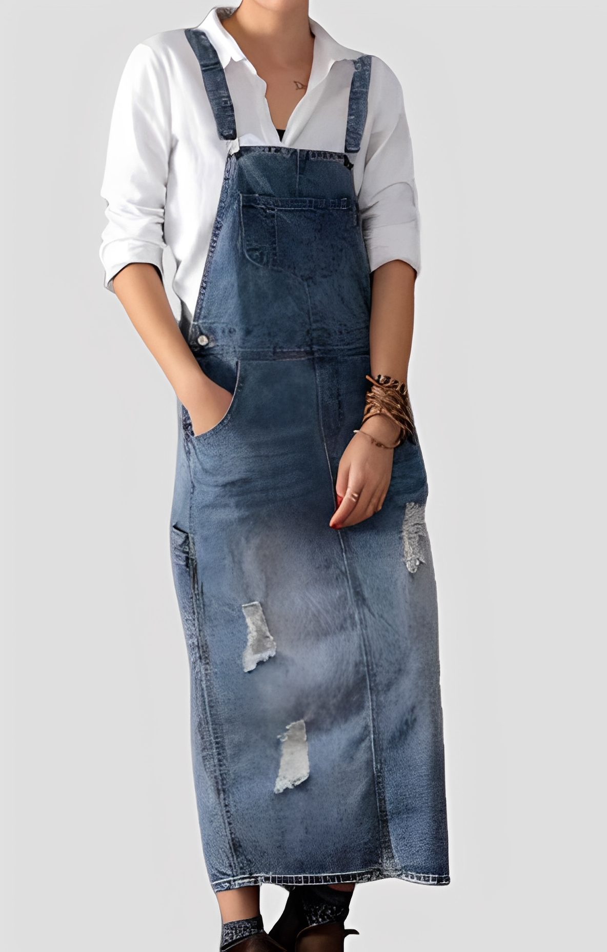 Katya - Eleganter Jeans-Overall für Damen