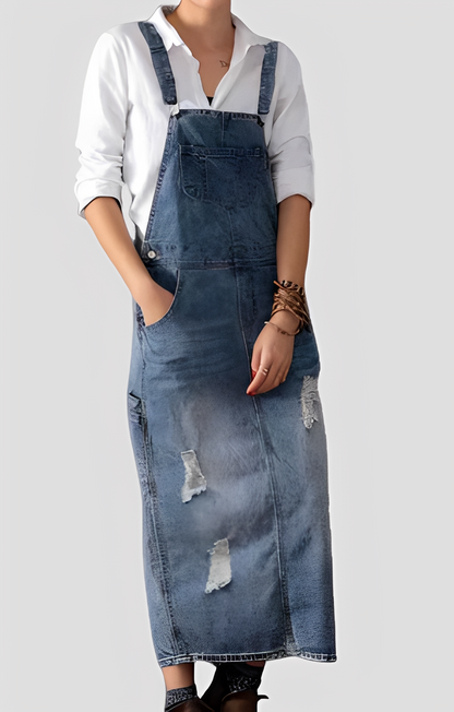 Katya - Eleganter Jeans-Overall für Damen
