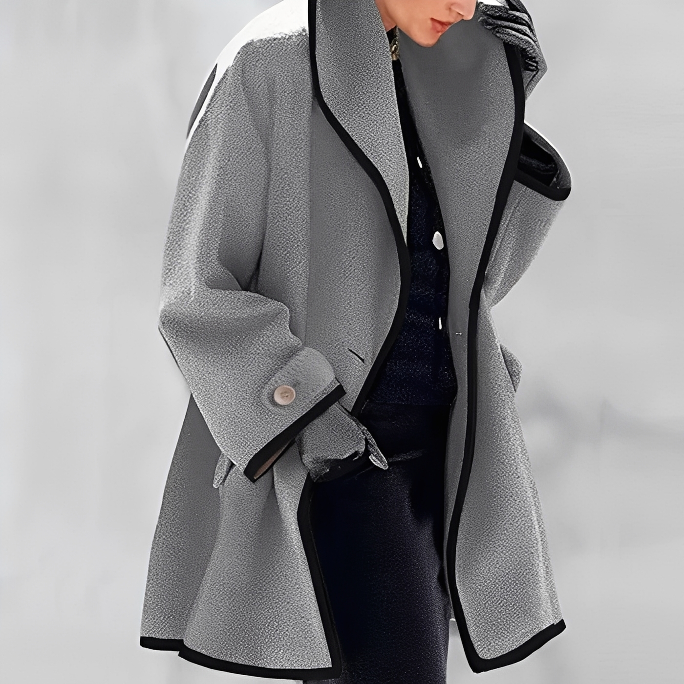 Jacky - Eleganter Wollmantel für Damen