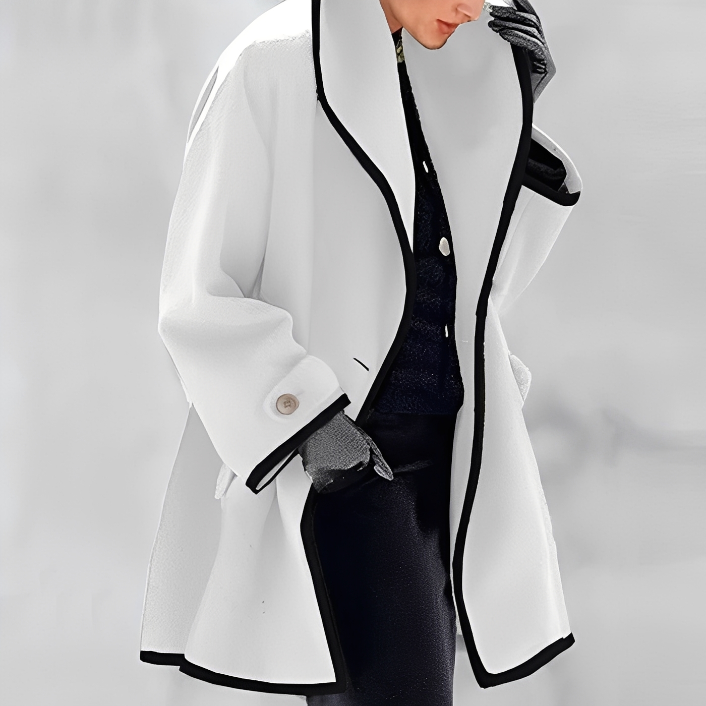 Jacky - Eleganter Wollmantel für Damen