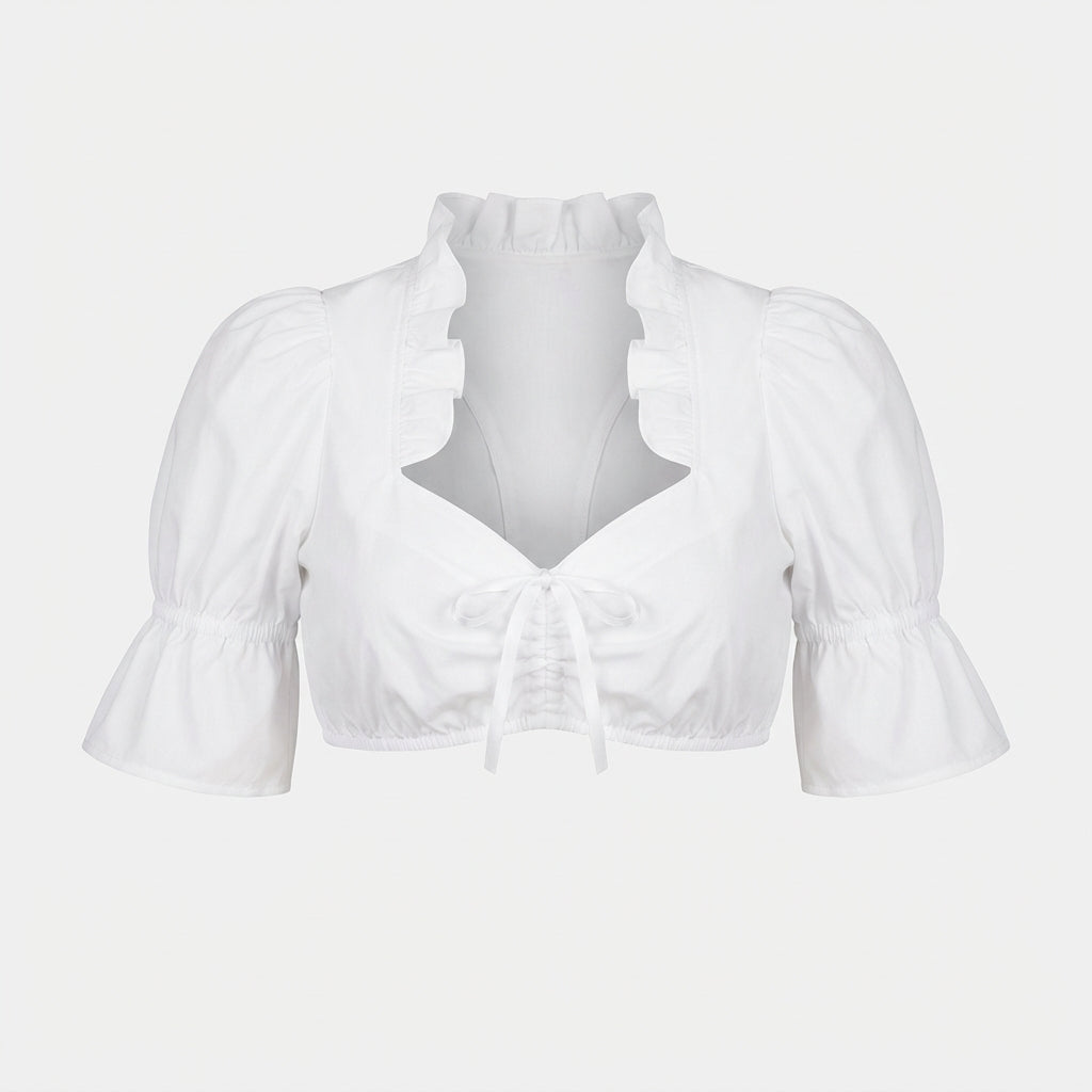 Zenia - Schicke traditionelle Oktoberfest-Bluse für Damen
