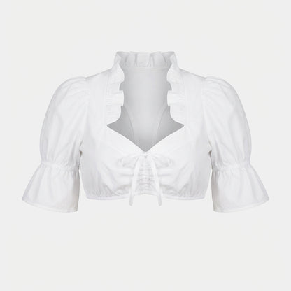 Zenia - Schicke traditionelle Oktoberfest-Bluse für Damen