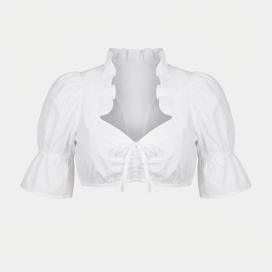 Zenia - Schicke traditionelle Oktoberfest-Bluse für Damen